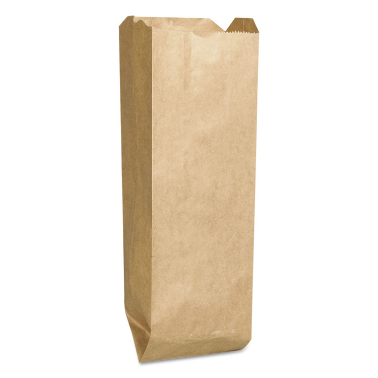 Picture of Quart Paper Liquor Bag, 35lb Kraft, Standard 4 1/4 X 2 1/2 X 16, 2000 Bags