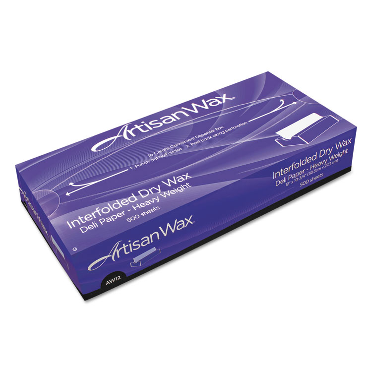 Picture of Wf12 Interfolded Drywax Deli Paper, 12 X 10 3/4, White, 500/box, 12 Boxes/carton
