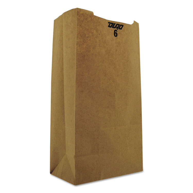 Picture of #6 Paper Grocery Bag, 35lb Kraft, Standard 6 X 3 5/8 X 11 1/16, 2000 Bags