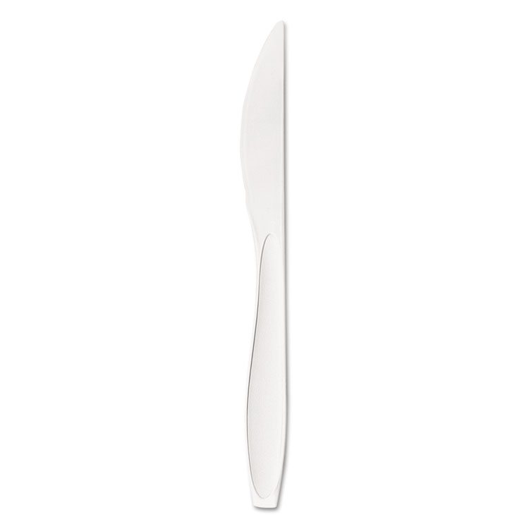 Picture of Reliance Medium Heavy Weight Cutlery, Standard Size, Knife, Bulk, White, 1000/ct