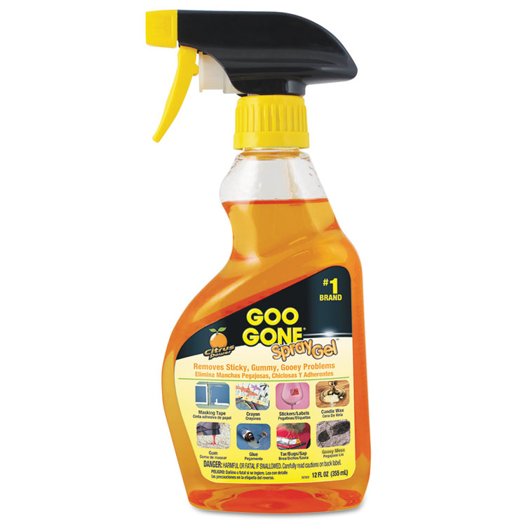 Picture of Spray Gel Cleaner, Citrus Scent, 12 oz Spray Bottle, 6/Carton