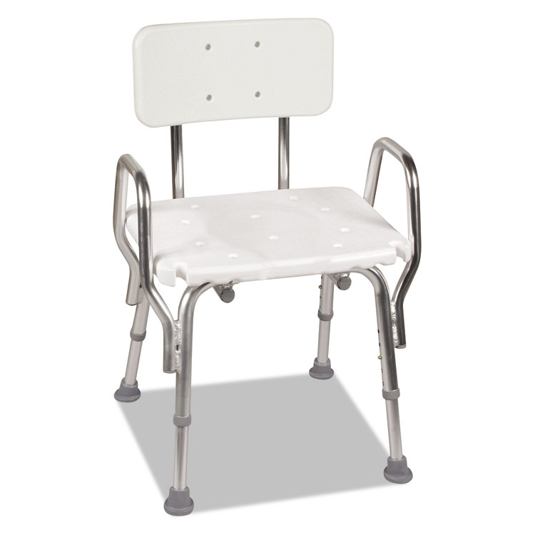 Picture of Shower Chair with Arms, White, 21" x 21 x 32