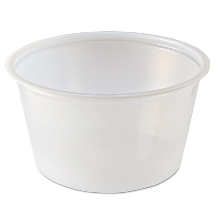 Picture of Portion Cups, 4oz, Clear, 125/sleeve, 20 Sleeves/carton