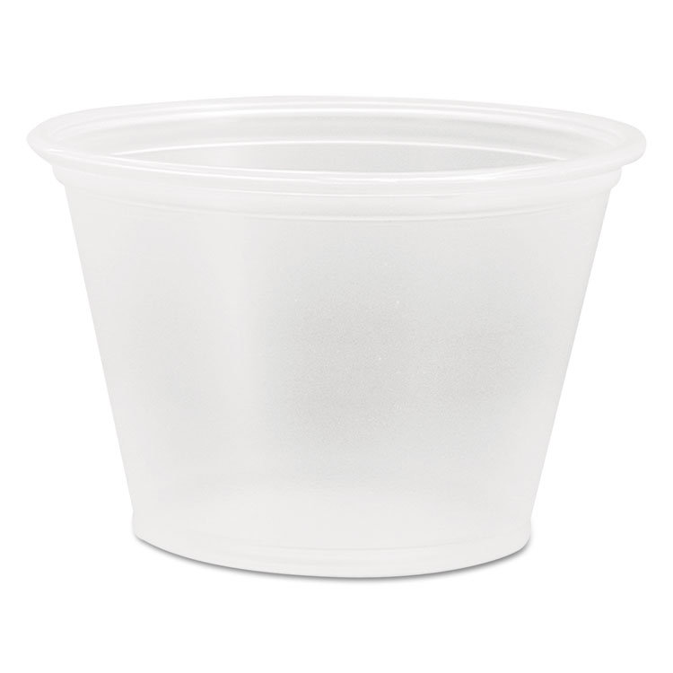 Picture of Portion Containers, Polypropylene, 2.5 Oz, Clear, 125/bag, 20 Bags/carton