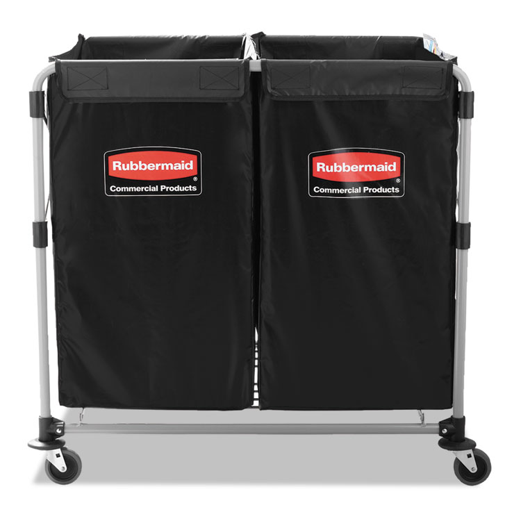 Rubbermaid Commercial Products Executive Series Housekeeping Cart Grommet  Bag, Black, 34 Gal., Housekeeping Cart Bags, Housekeeping Carts, Housekeeping, Housekeeping and Janitorial, Open Catalog