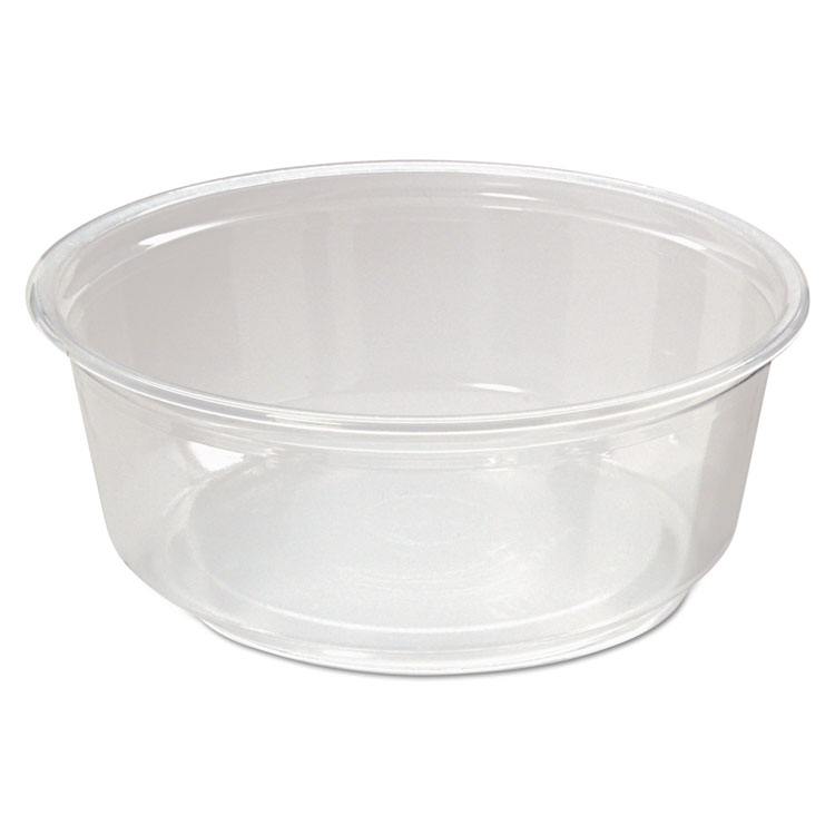 Picture of Microwavable Deli Containers, 8oz, Clear, 500/carton