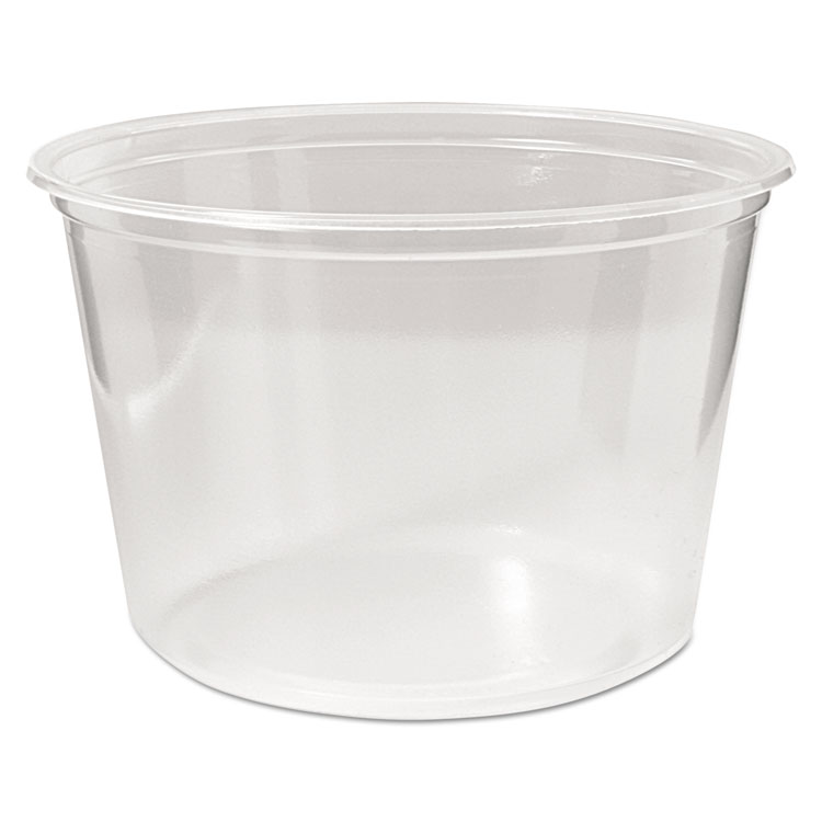 Picture of Microwavable Deli Containers, 16 Oz, Clear, 500/carton