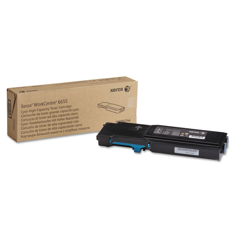 Picture of 106R02744 Toner, 7500 Page-Yield, Cyan