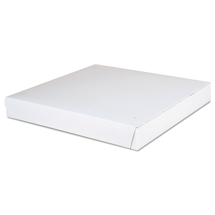 Picture of Paperboard Pizza Boxes,14 X 14 X 1 7/8, White, 100/carton