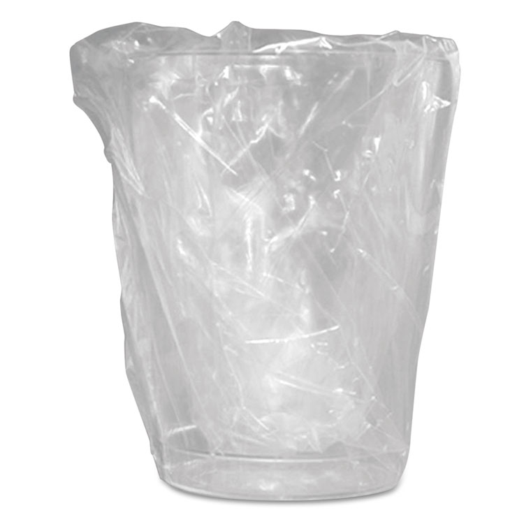 Picture of Wrapped Plastic Cups, 10oz, Translucent, 500/carton