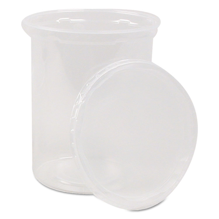 Picture of Deli Containers and Lids, 24 oz, Clear, 250/Carton