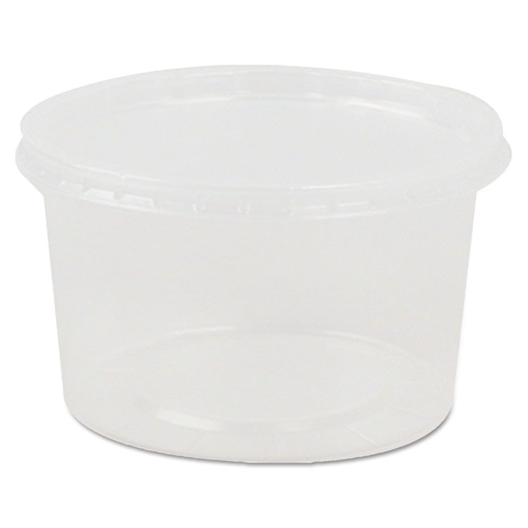 Picture of Deli Containers And Lids, 8 Oz, Clear, 250/carton