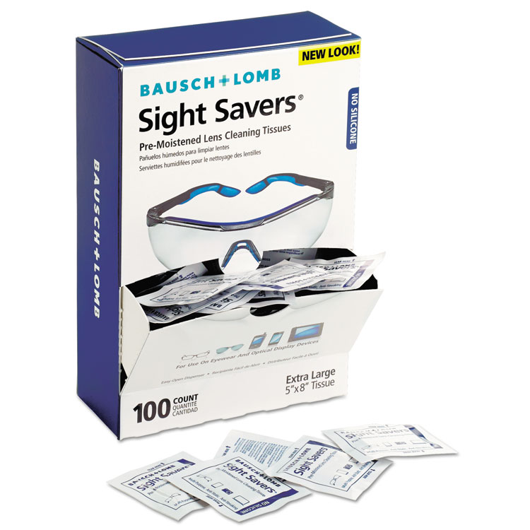 Picture of Sight Savers Premoistened Lens Cleaning Tissues, 100 Tissues/Box