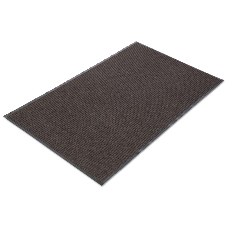 Picture of Needle Rib Wipe & Scrape Mat, Polypropylene, 48 x 72, Brown