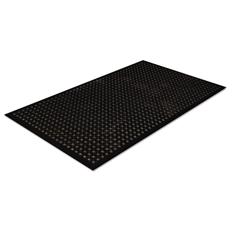Picture of Safewalk-Light Drainage Safety Mat, Rubber, 36 x 60, Black