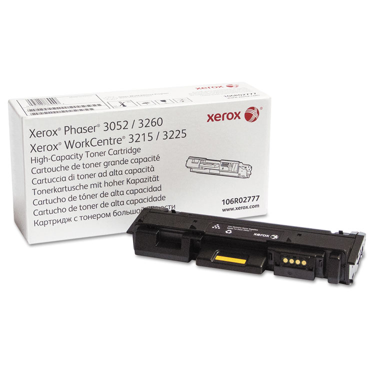 Picture of 106R02777 High-Capacity Toner, 3000 Page-Yield, Black