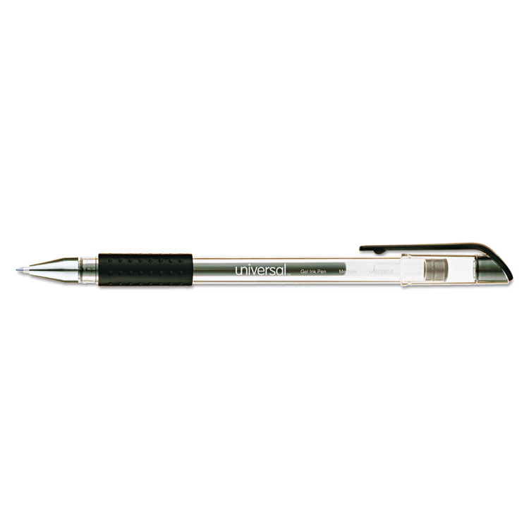 Picture of Roller Ball Stick Gel Pen, Black Ink, Medium, Dozen