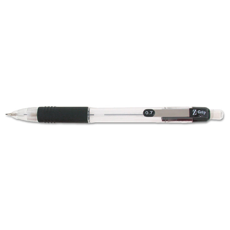 Picture of Z-Grip Mechanical Pencil, HB, 0.7 mm, Clear Barrel, 24/Pack