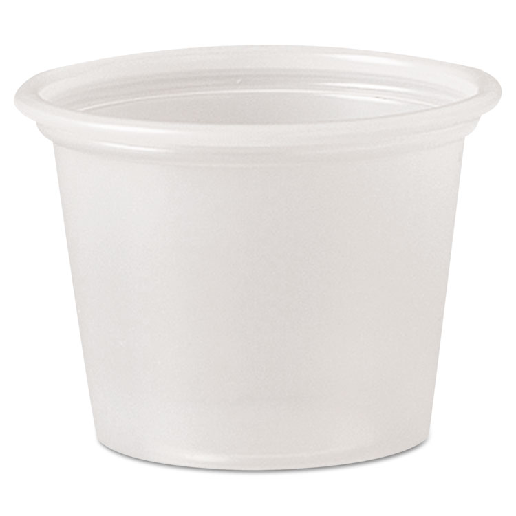 Picture of Polystyrene Portion Cups, 1 Oz, Translucent, 2500/carton