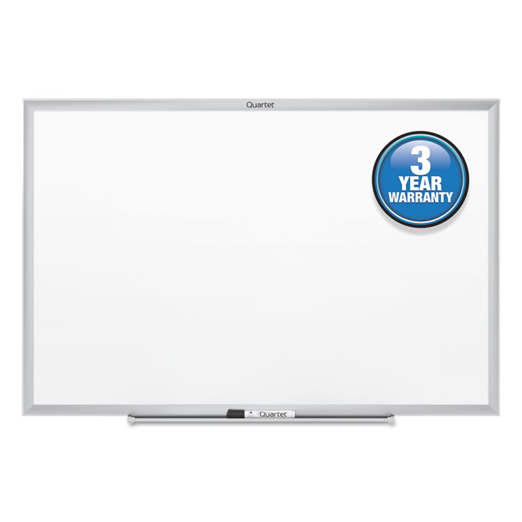 Picture of Classic Melamine Whiteboard, 36 x 24, Silver Aluminum Frame