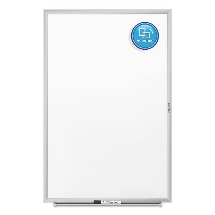 Picture of Classic Melamine Whiteboard, 24 x 18, Silver Aluminum Frame