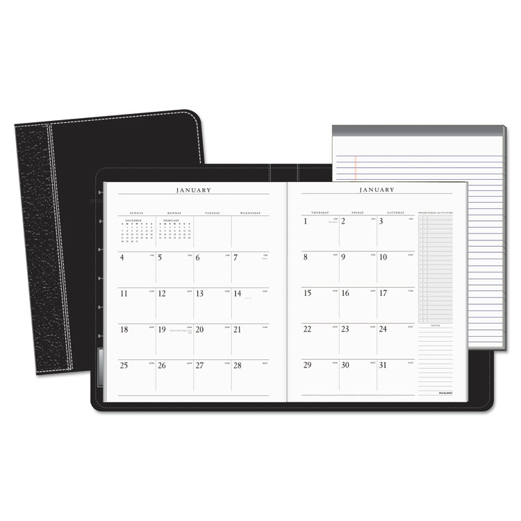 Picture of Executive Monthly Padfolio, 9 x 11, White-2019