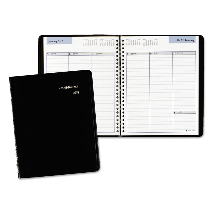 Picture of Weekly Planner, 6 7/8 x 8 3/4, Black