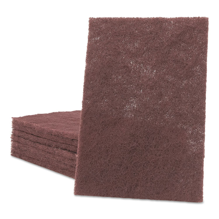 Picture of General Purpose Hand Pad, 6 X 9, Maroon, 20 Bx, 3 Bx/ct