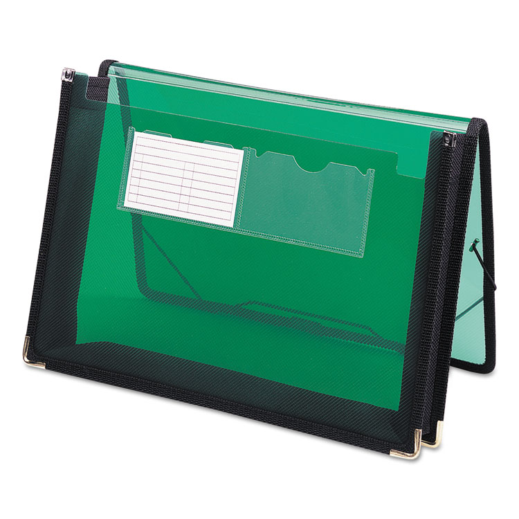 Picture of 2 1/4" Exp Wallet, Poly, Letter, Translucent Green