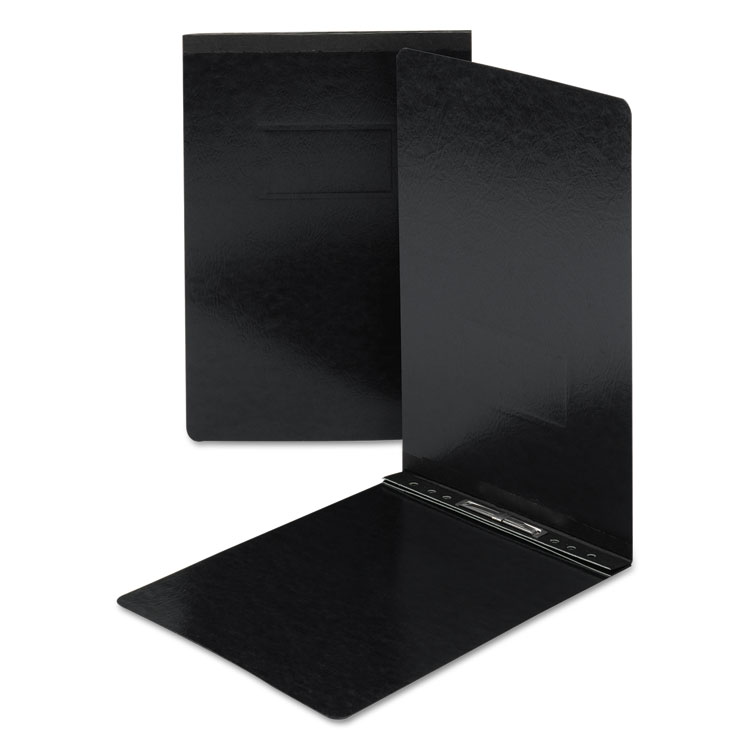 Picture of End Opening PressGuard Report Cover, Prong Fastener, Legal, Black