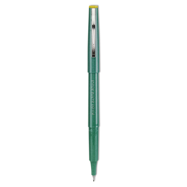Picture of Razor Point Fine Line Marker Pen, Ultra-Fine, Green Ink, .3mm, Dozen