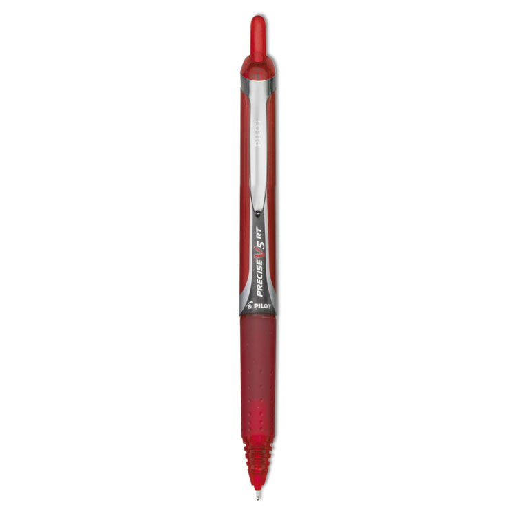 Picture of Precise V5RT Retractable Roller Ball Pen, Red Ink, .5mm
