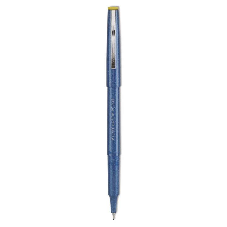 Picture of Razor Point Fine Line Marker Pen, Ultra-Fine, Blue Ink, .3mm, Dozen