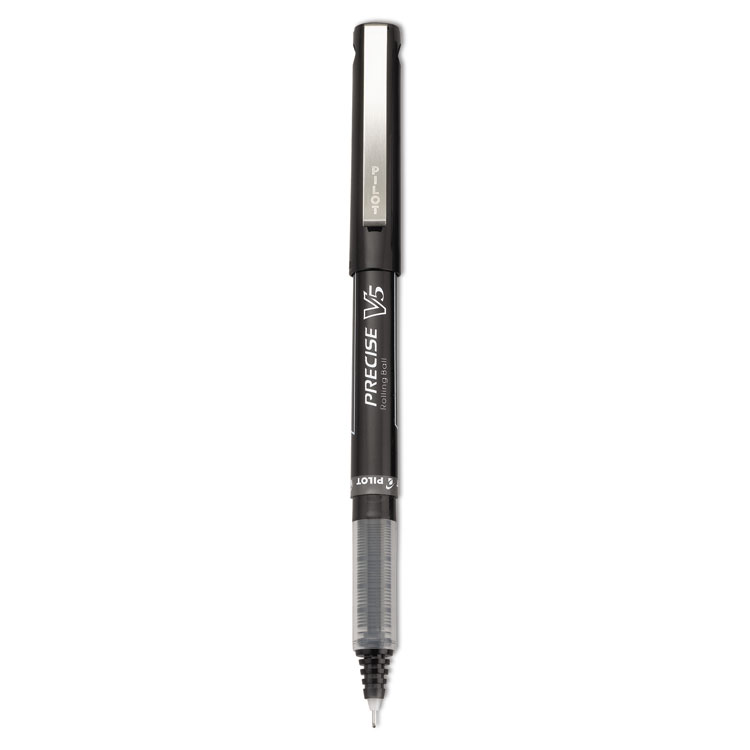 Picture of Precise V5 Roller Ball Stick Pen, Precision Point, Black Ink, .5mm, Dozen