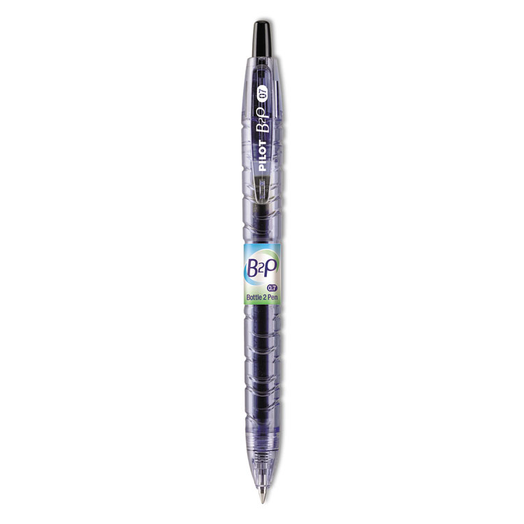 Picture of B2P Bottle-2-Pen Recycled Retractable Gel Ink Pen, Black Ink, .7mm