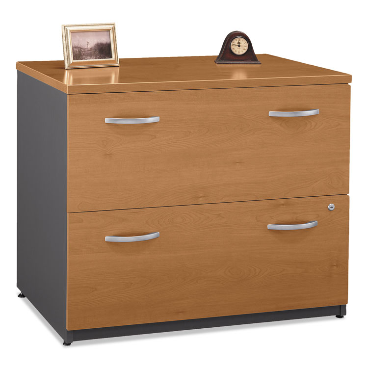 Picture of Series C Collection 36W Two-Drawer Lateral File (Assembled), Natural Cherry