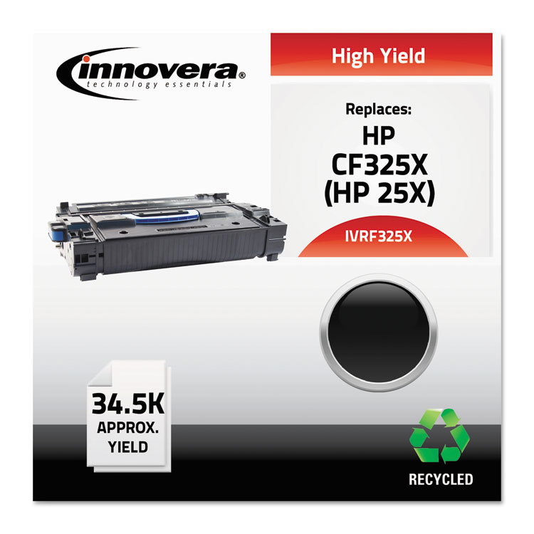 Remanufactured CF325X (25X) High-Yield Toner, 34500 Page-Yield, Black