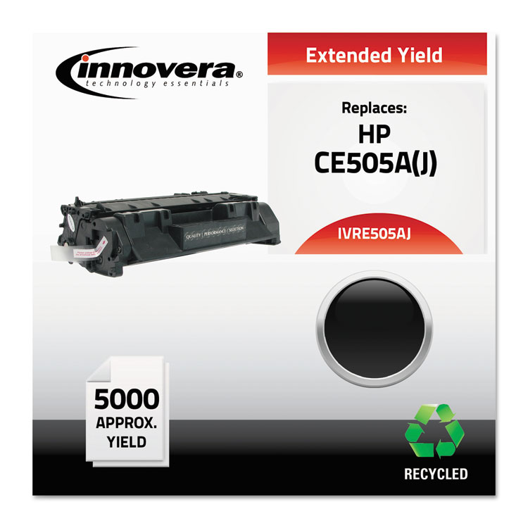 Picture of Remanufactured Ce505a(j) (05aj) Extended-Yield Toner, Black