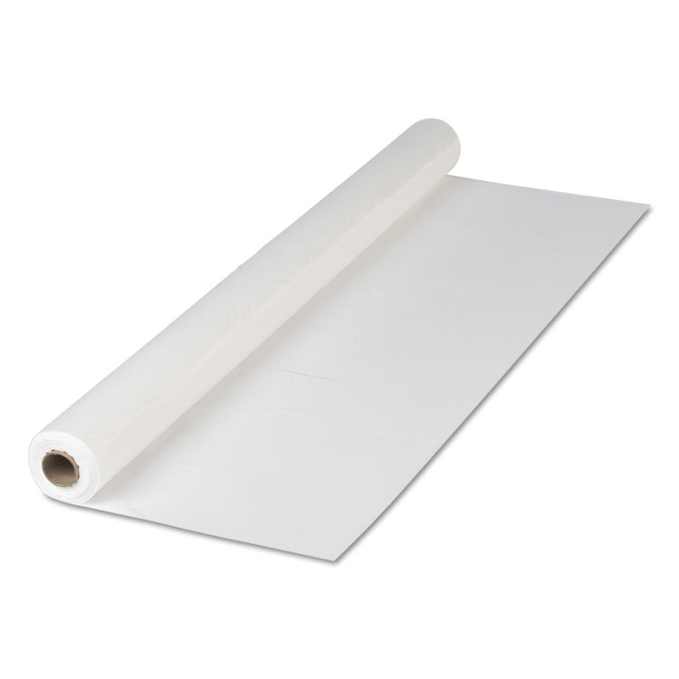 Picture of Plastic Roll Tablecover, 40" X 300 Ft, White