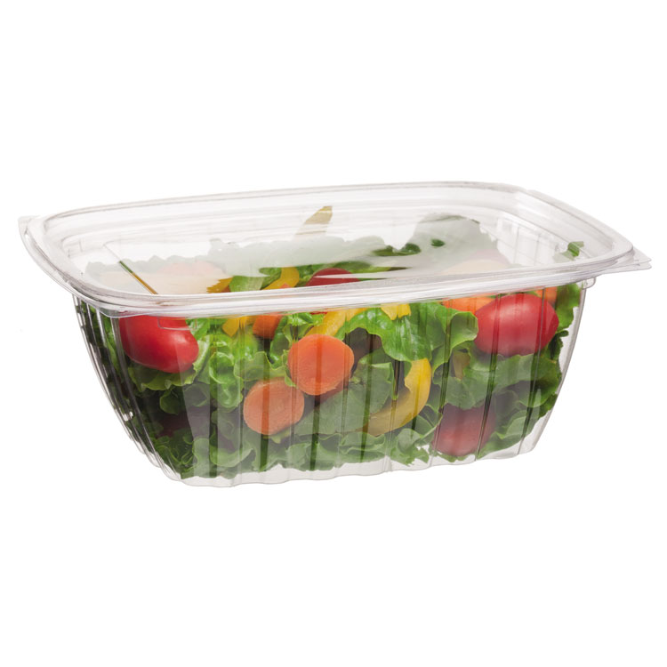 Picture of Renewable & Compostable Rectangular Deli Containers - 32oz., 50/pk, 4 Pk/ct