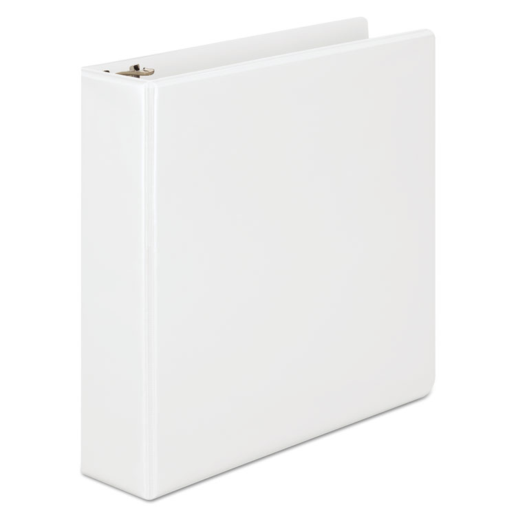 Picture of Basic D-Ring View Binder, 2" Cap, White