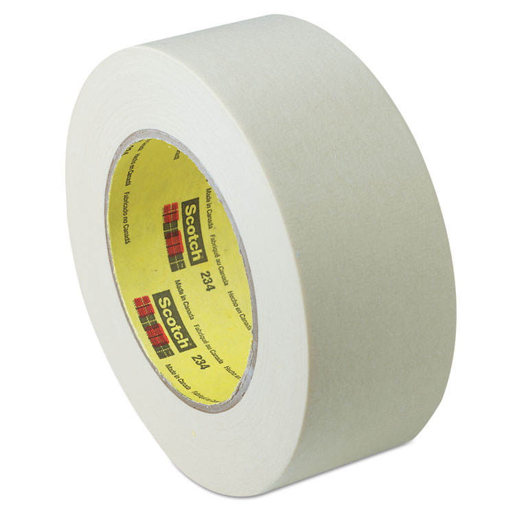 Picture of 234 General Purpose Masking Tape, 36mm x 55m, 3" Core, Tan