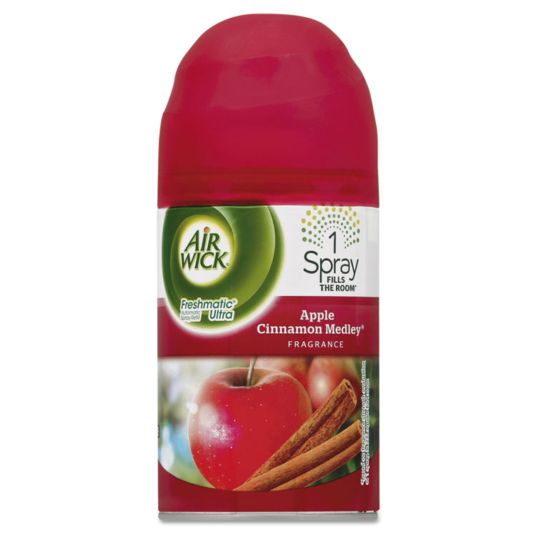 Picture of Freshmatic Ultra Spray Refill, Apple Cinnamon Medley, Aerosol, 6.17 oz, 6/Ct