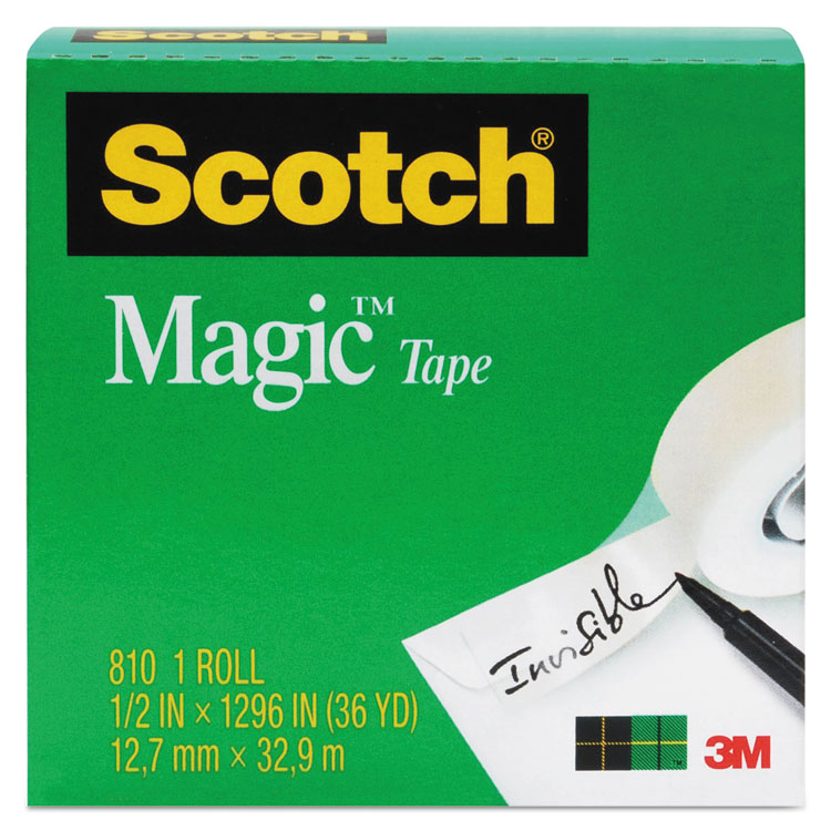Picture of Magic Tape, 3/4" x 1296", 1" Core, Clear