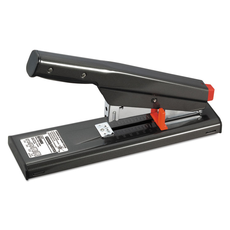 Picture of Antimicrobial 130-Sheet Heavy-Duty Stapler, 130-Sheet Capacity, Black