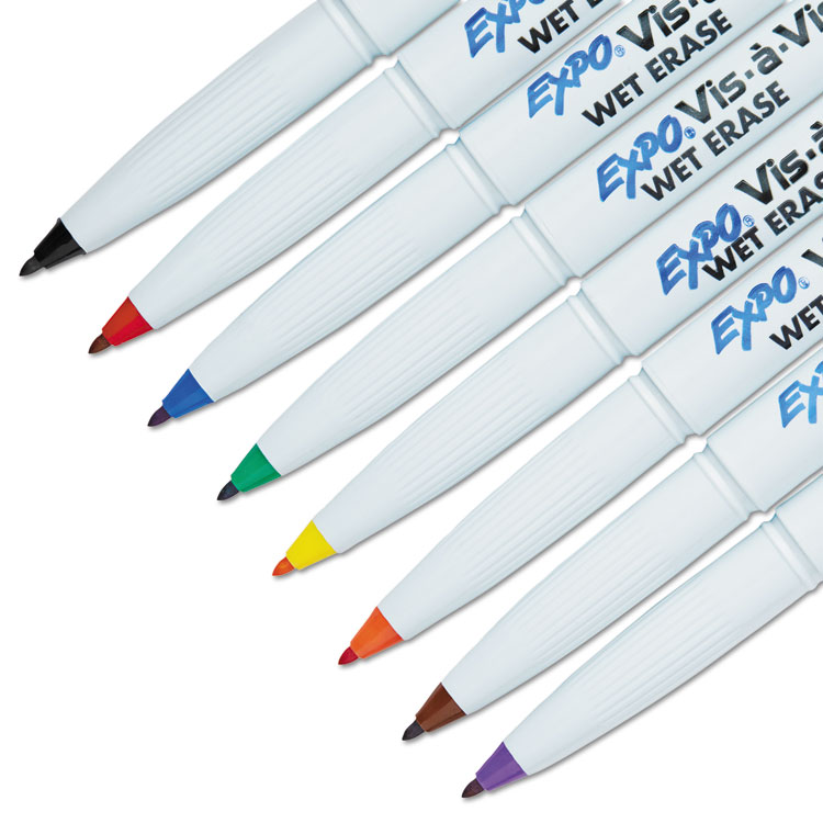 SAN16078 | EXPO® 16078 Vis-à-Vis Wet Erase Marker, Fine Bullet Tip ...