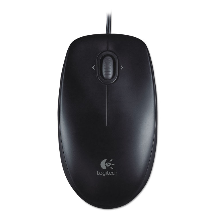 Picture of M100 Corded Optical Mouse, Usb, Black