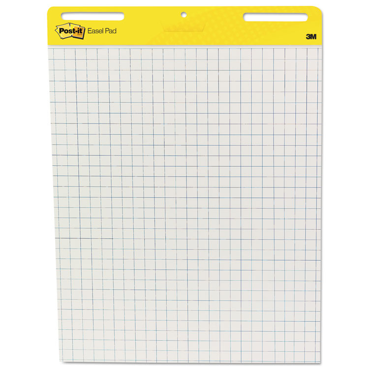 Picture of Self Stick Easel Pads, Quadrille, 25 x 30, White, 2 30 Sheet Pads/Carton