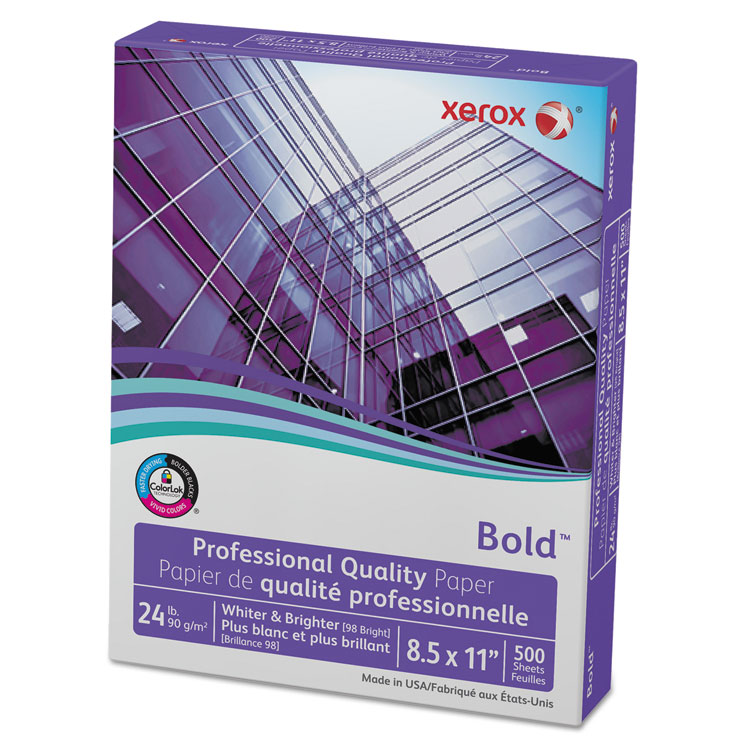 Picture of Bold Professional Quality Paper, 98 Bright, 8 1/2 x 11, White, 500 Sheets/RM