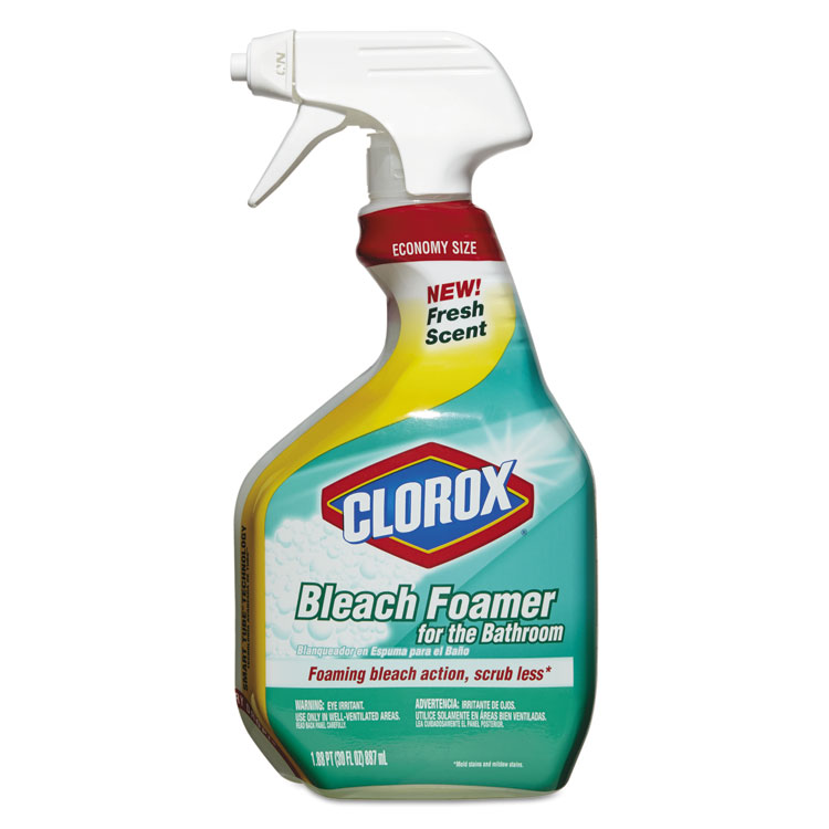 Clorox Bleach Foamer Bathroom Spray Clo31088 eBay